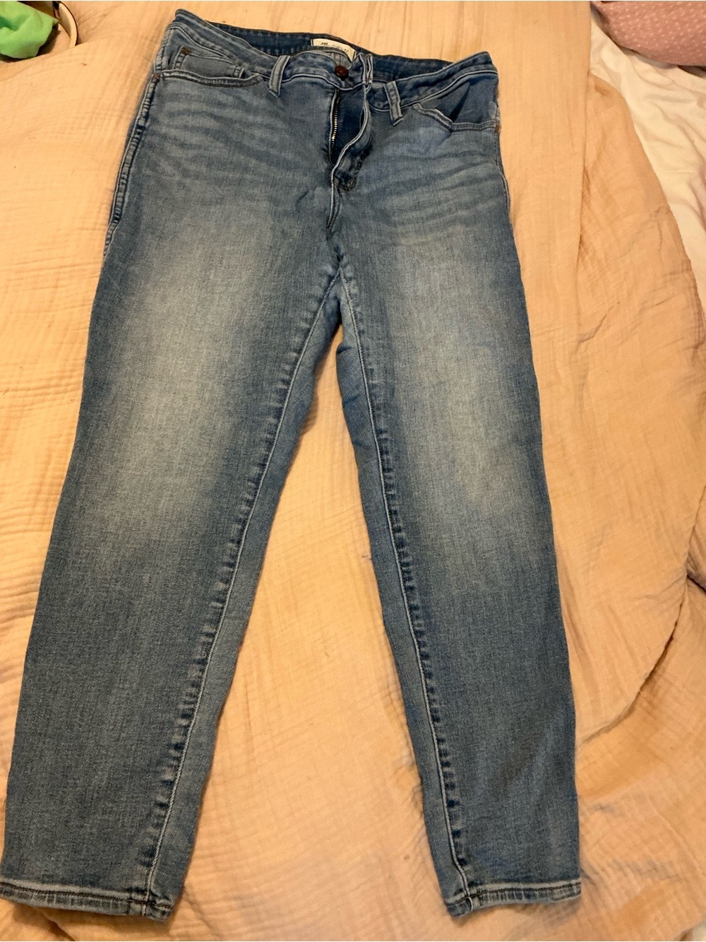 Madewell Women's Faded Light Blue Skinny Jeans